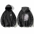 Attack on titans hoodie vintage 